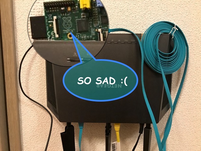 Such a sad Raspberry Pi